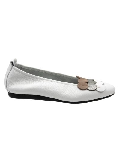 Arche Ballerine blanc/platine/sabbia LAKORO