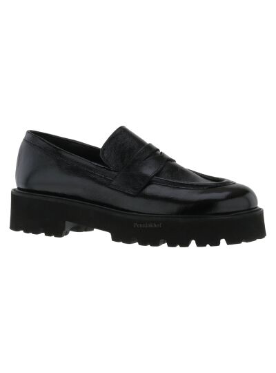 Even and odd Chaussure Plate nappalack  nero 5006